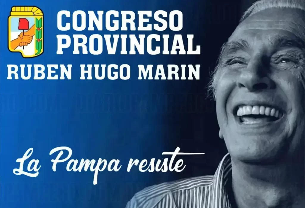 Rubén Marín tuvo su homenaje en el Congreso del PJ