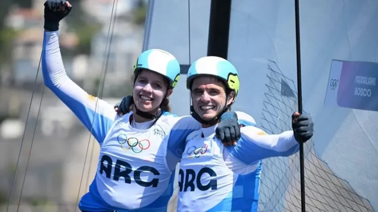 ¡Segunda medalla para Argentina! Majdalani y Bosco ganaron la plateada en vela