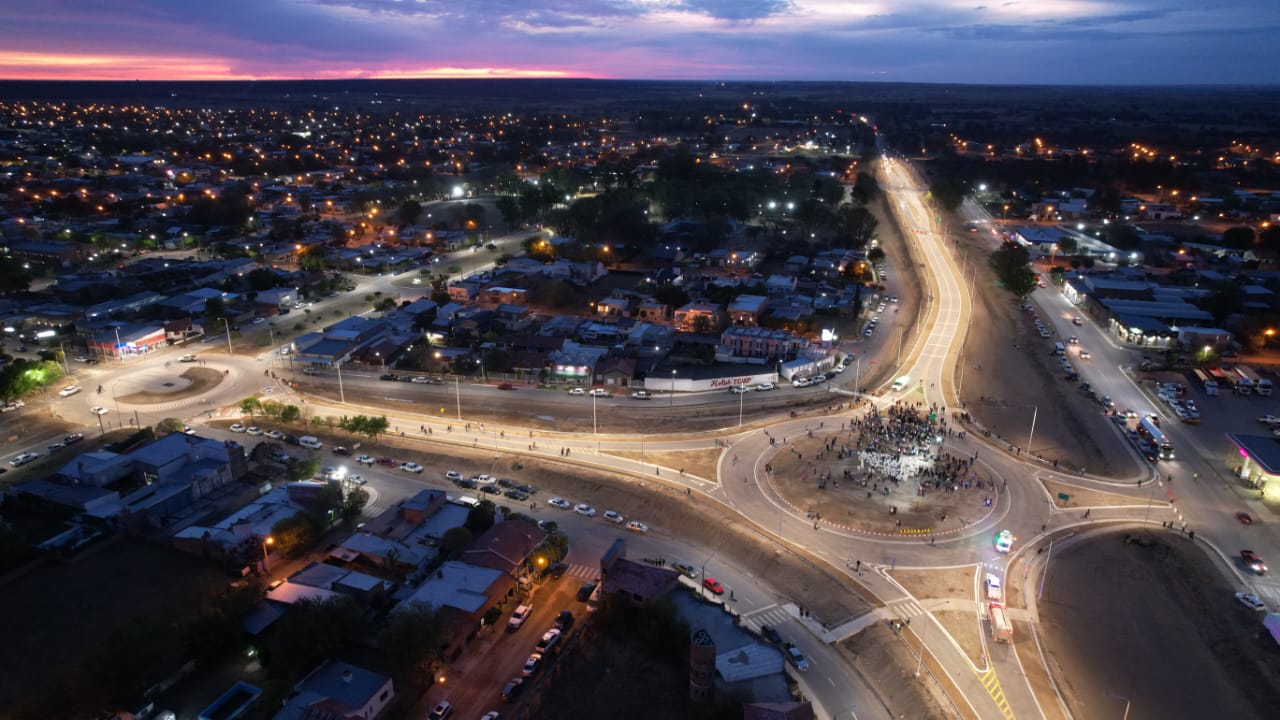 Inauguraron la Travesía Urbana de General Acha y un CDI