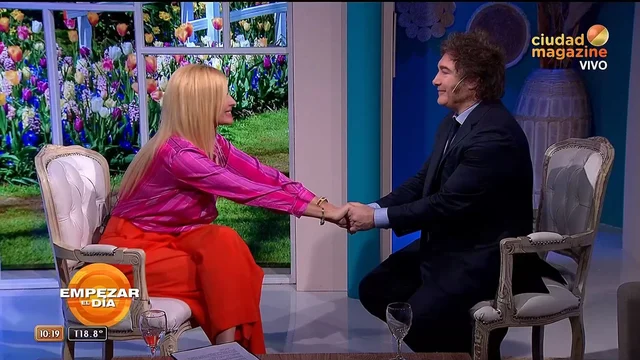 Yuyito entrevistó a su novio Milei: “con vos todo fluye”