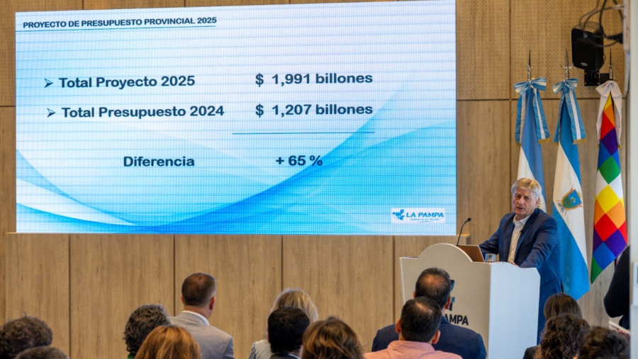 Ziliotto presentó el presupuesto 2025