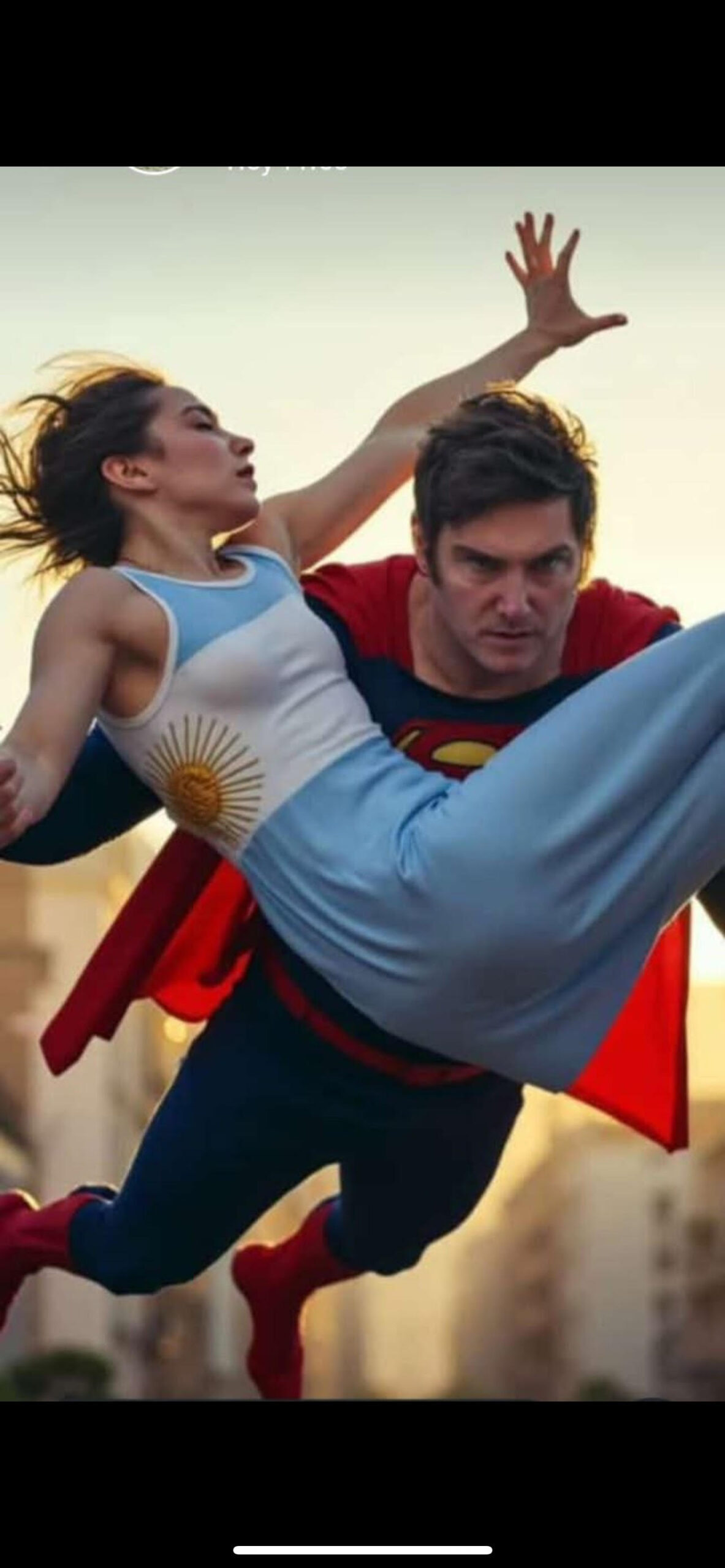 “El Superman argentino: Milei al rescate de la República”