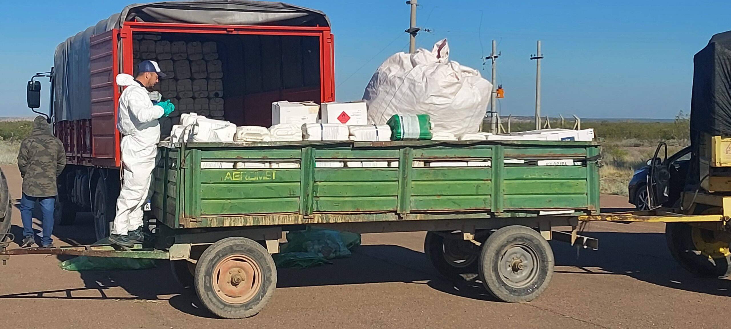 Cuidado del ambiente: otra recolección de envases vacíos de fitosanitarios en 25 de Mayo y Casa de Piedra