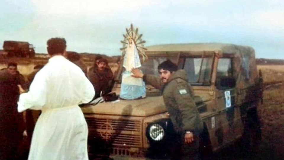 La «Virgen malvinera» llega este sábado por la tarde a Santa Rosa