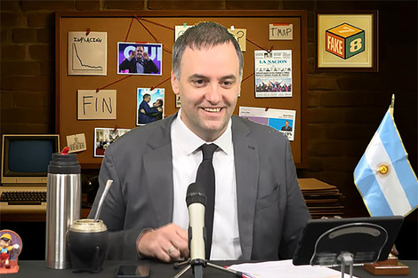 Adorni estrenó su propio “6-7-8” y salió a cruzar a periodistas y a desmentir las “fake news”