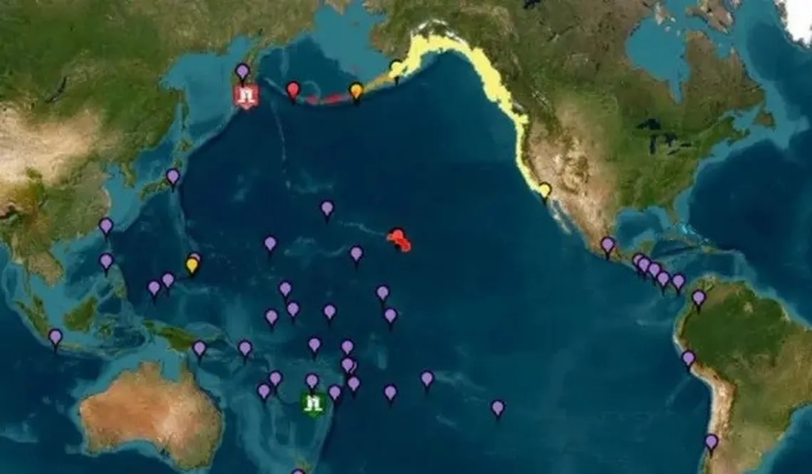 Podría llegar a Chile: un sismo de 8.7 grados en Rusia pone en alerta a todo el Pacífico por tsunamis