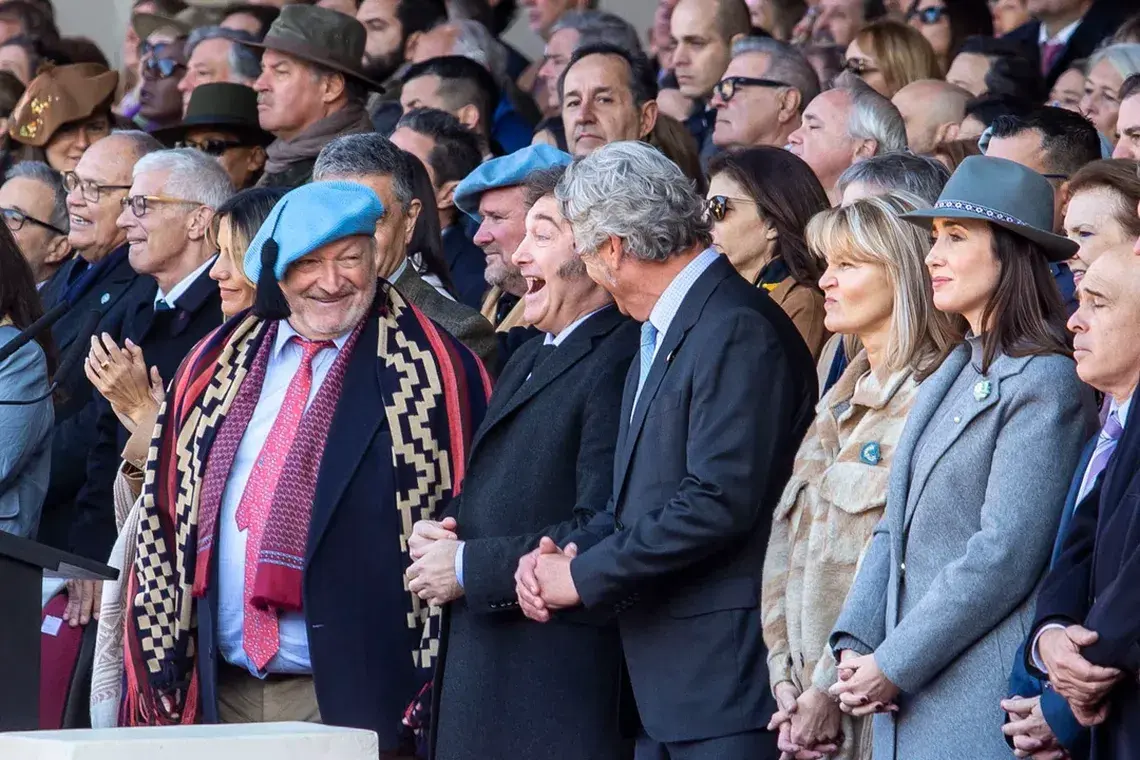 Relación rota: Villarruel sin palco en La Rural y muy lejos del Gobierno