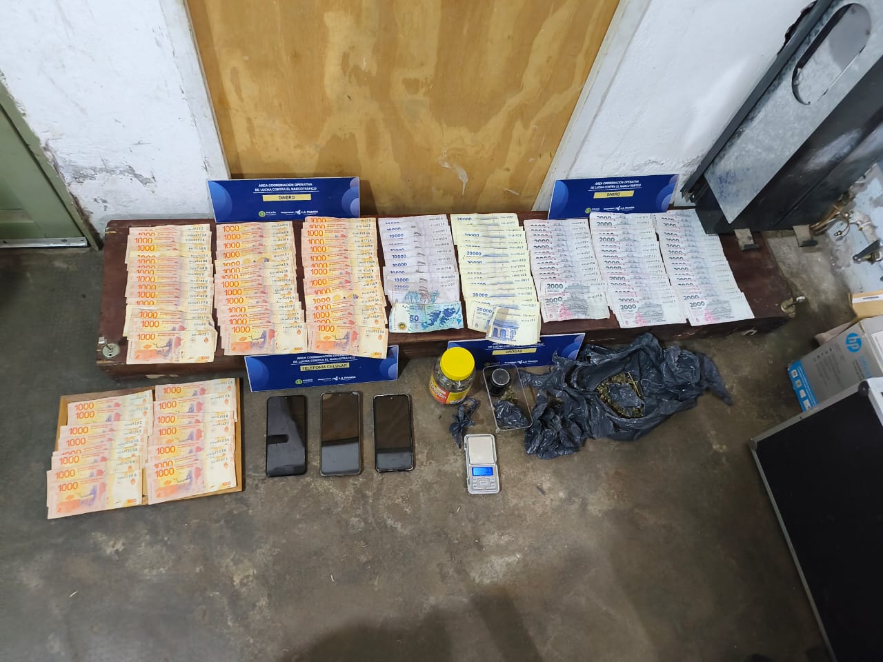 La Policía desbarató una organización dedicada al narcomenudeo en Catriló