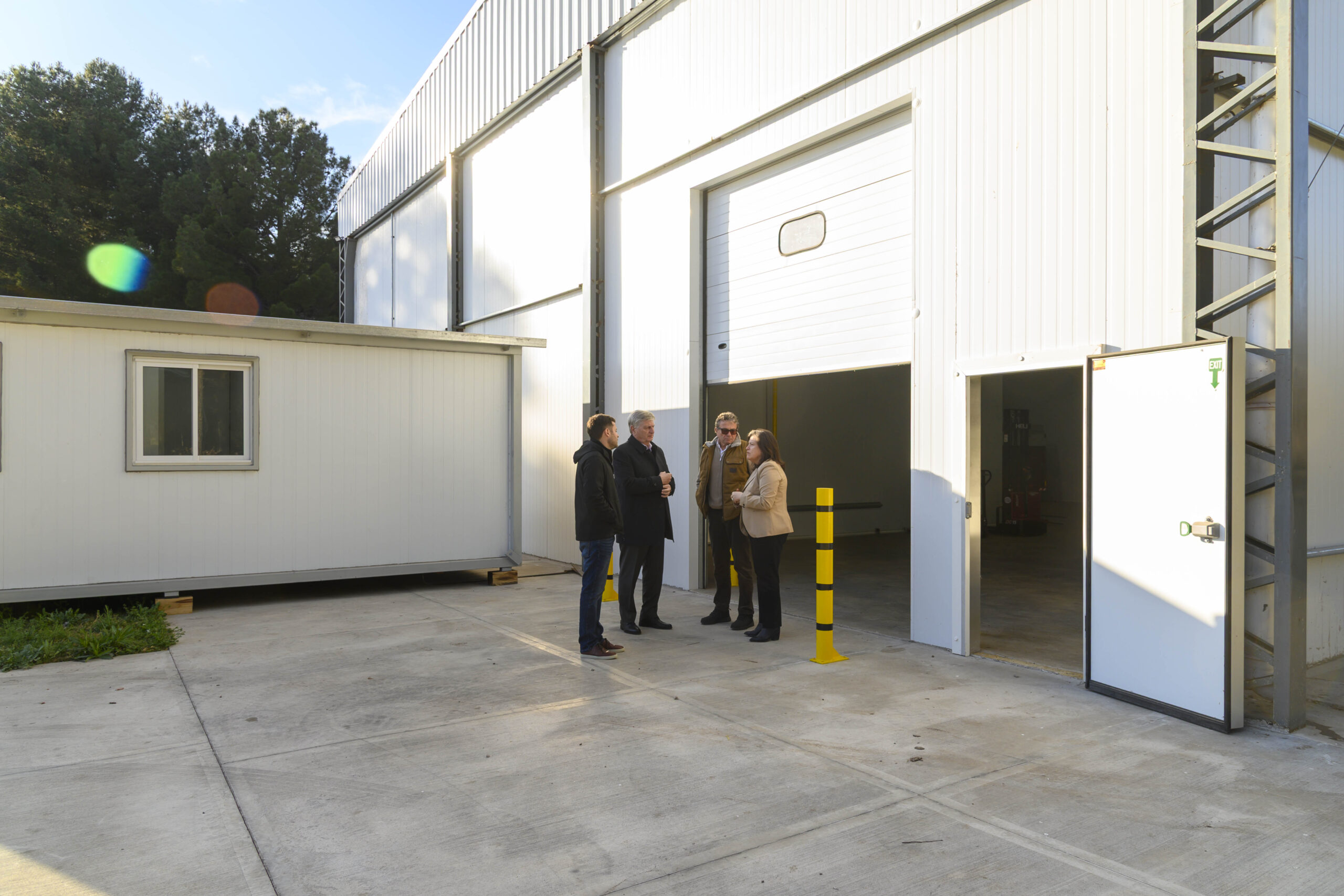 Ziliotto recorrió el Parque Agroalimentario