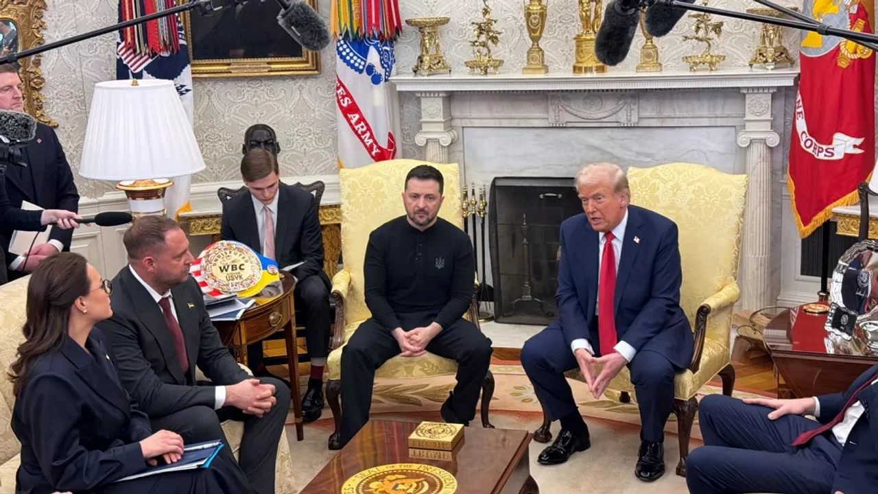 Líderes europeos y el ucraniano Zelenski se reunieron con Trump en Washington