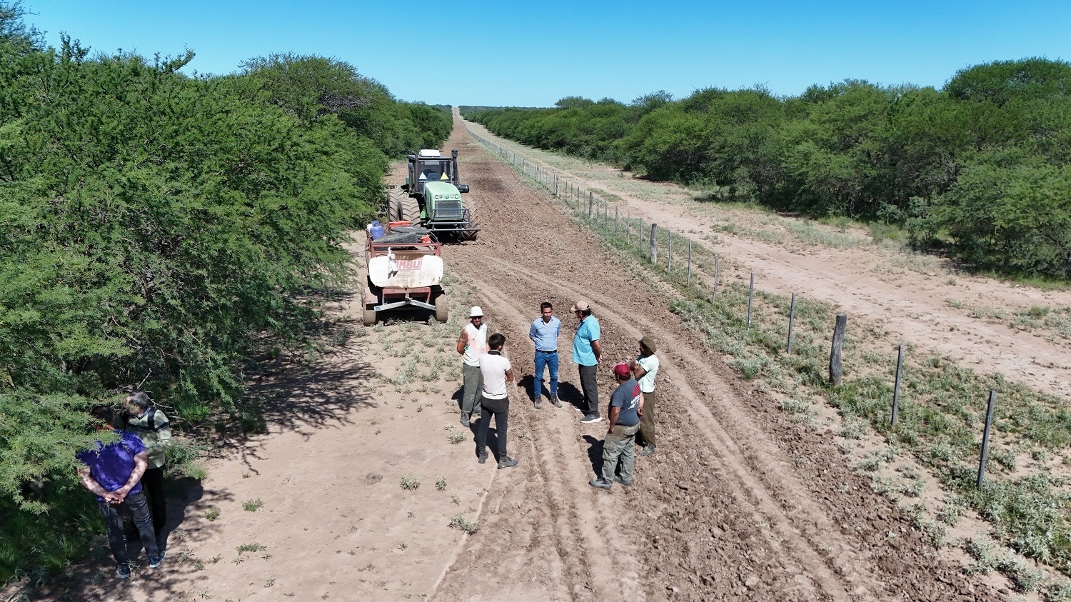 Defensa Civil destacó la importancia de las picadas en la prevención de incendios