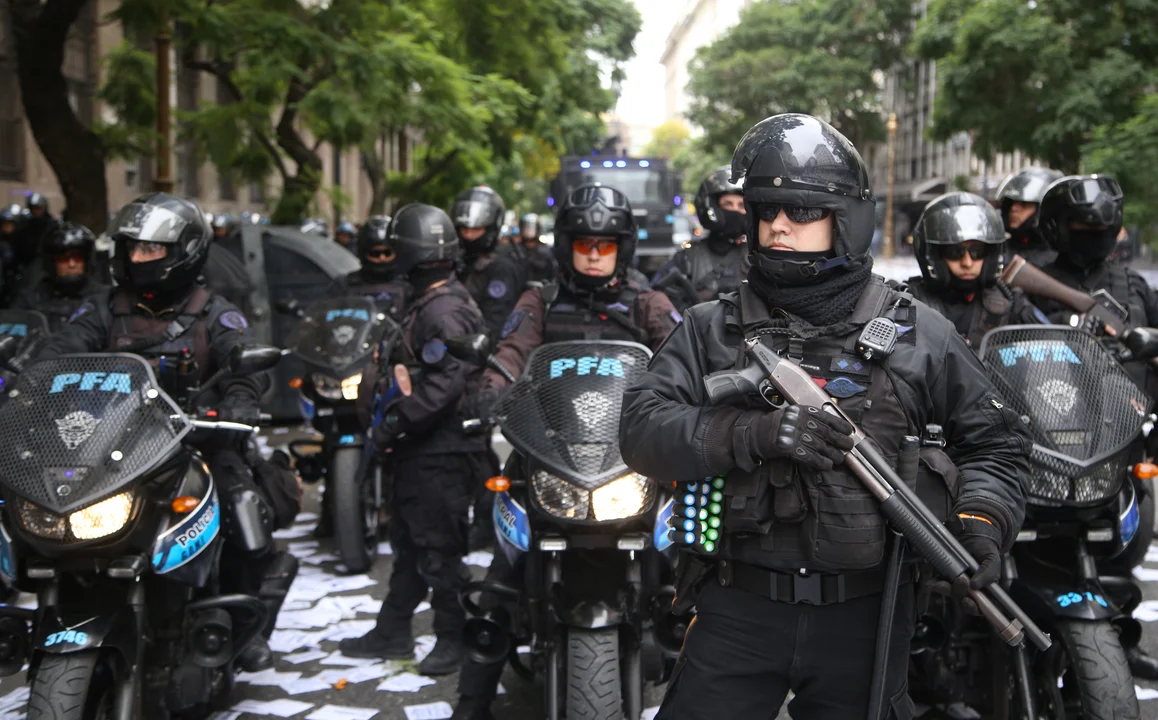 Megaoperativo: mas de mil efectivos federales custodiarán el Congreso durante la Marcha Federal y la sesión en Diputados
