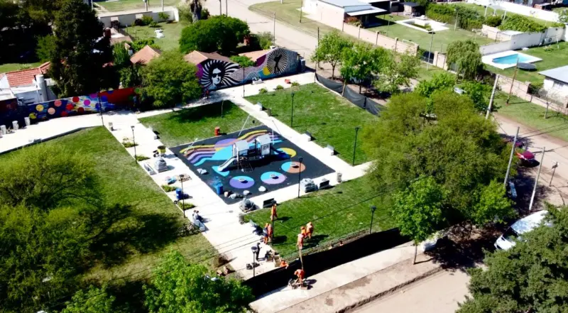 Este sábado inauguran  la nueva Plaza Cerati en Santa Rosa