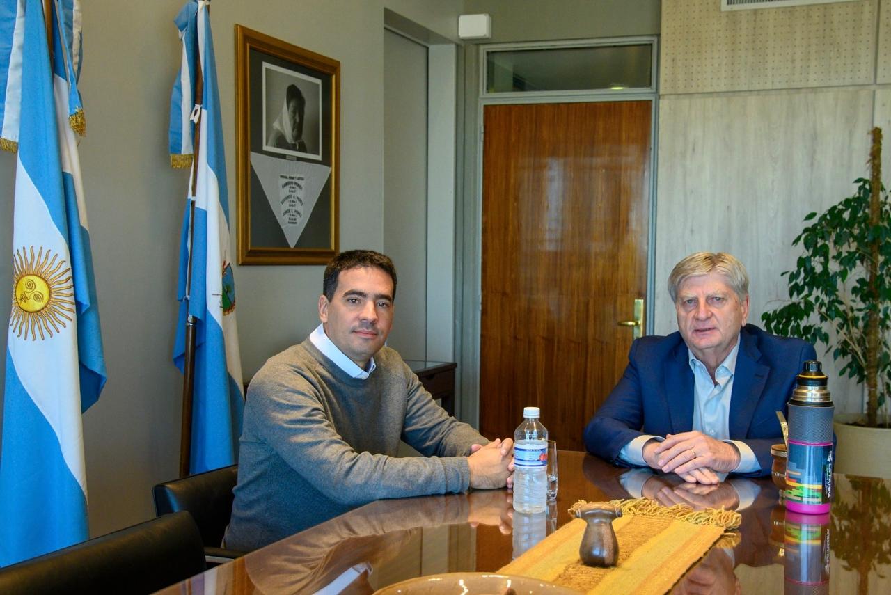 Ziliotto recibió a Ravier: «más allá de las diferencias ideológicas, es imprescindible dialogar»