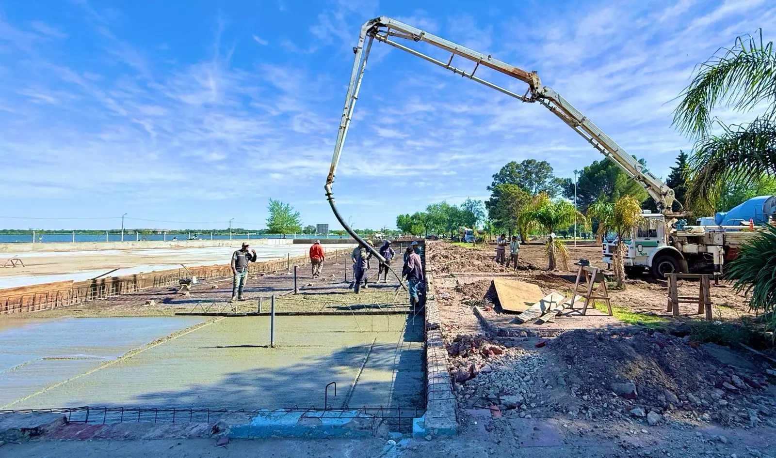 Están renovando el Parque Don Tomás