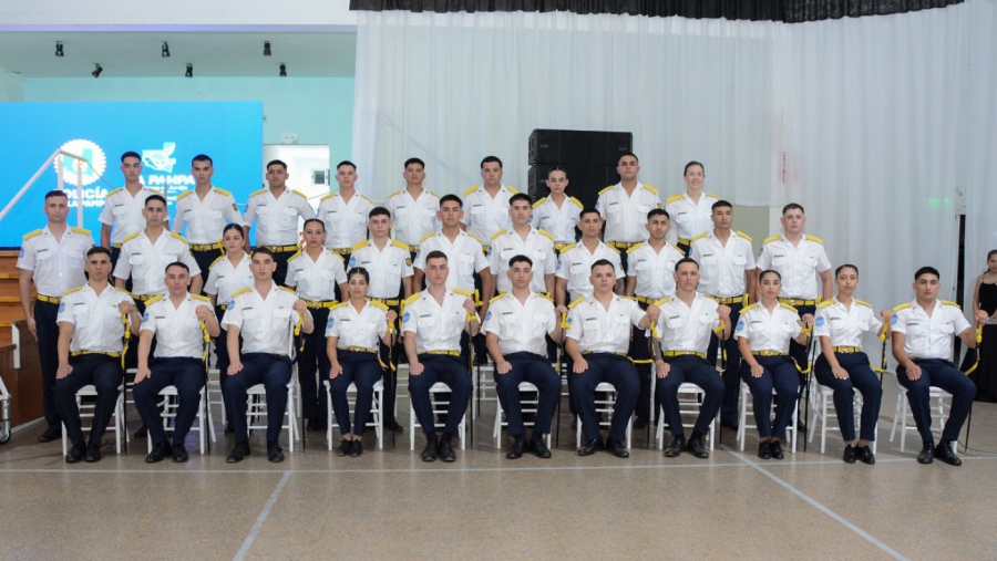 Egresaron 31 nuevos Oficiales Ayudantes de la Policía pampeana