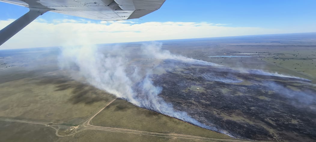 Varios incendios rurales en La Pampa