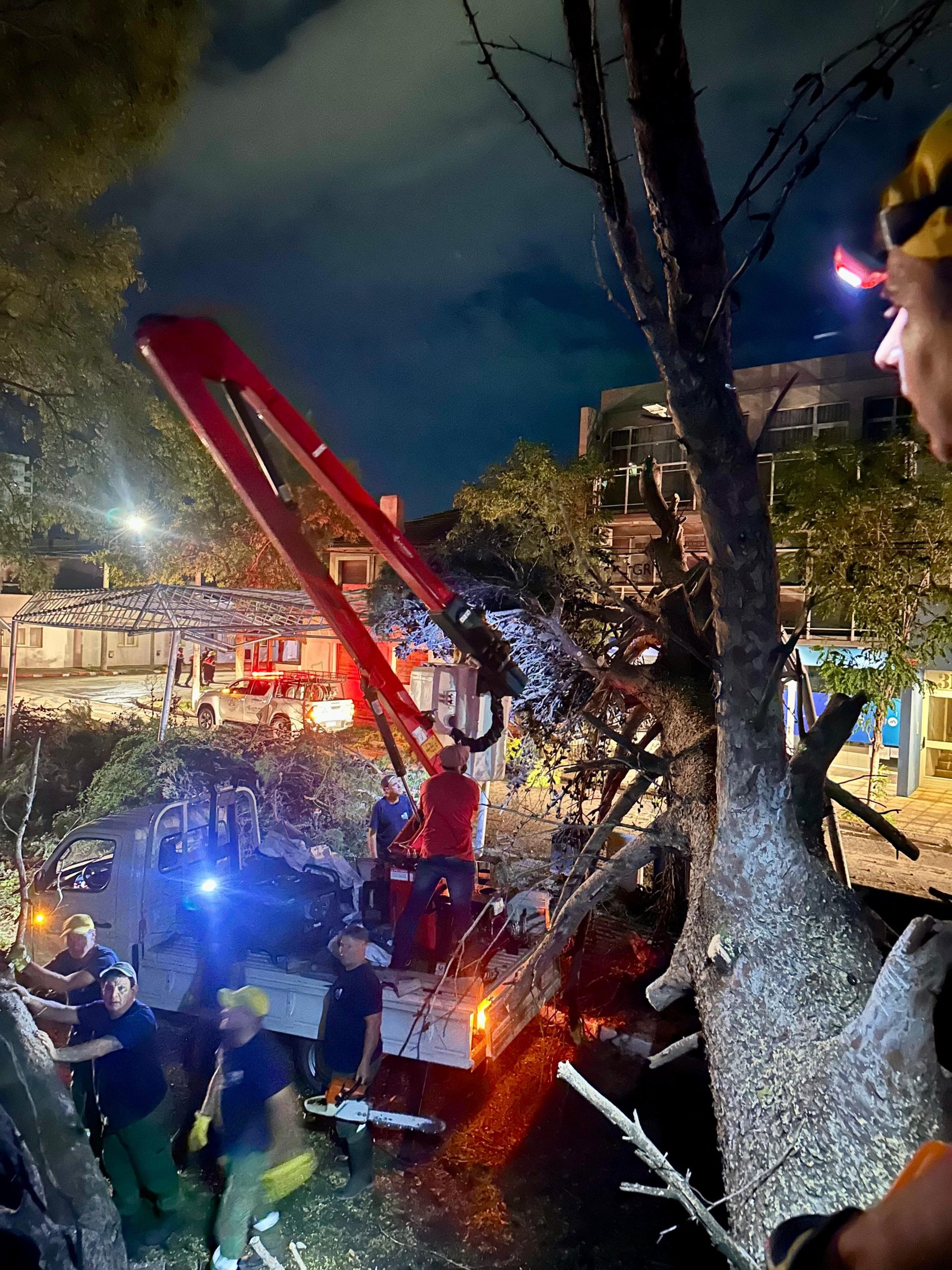 Tras el destructivo temporal, organismos provinciales completaron un amplio operativo en Santa Rosa
