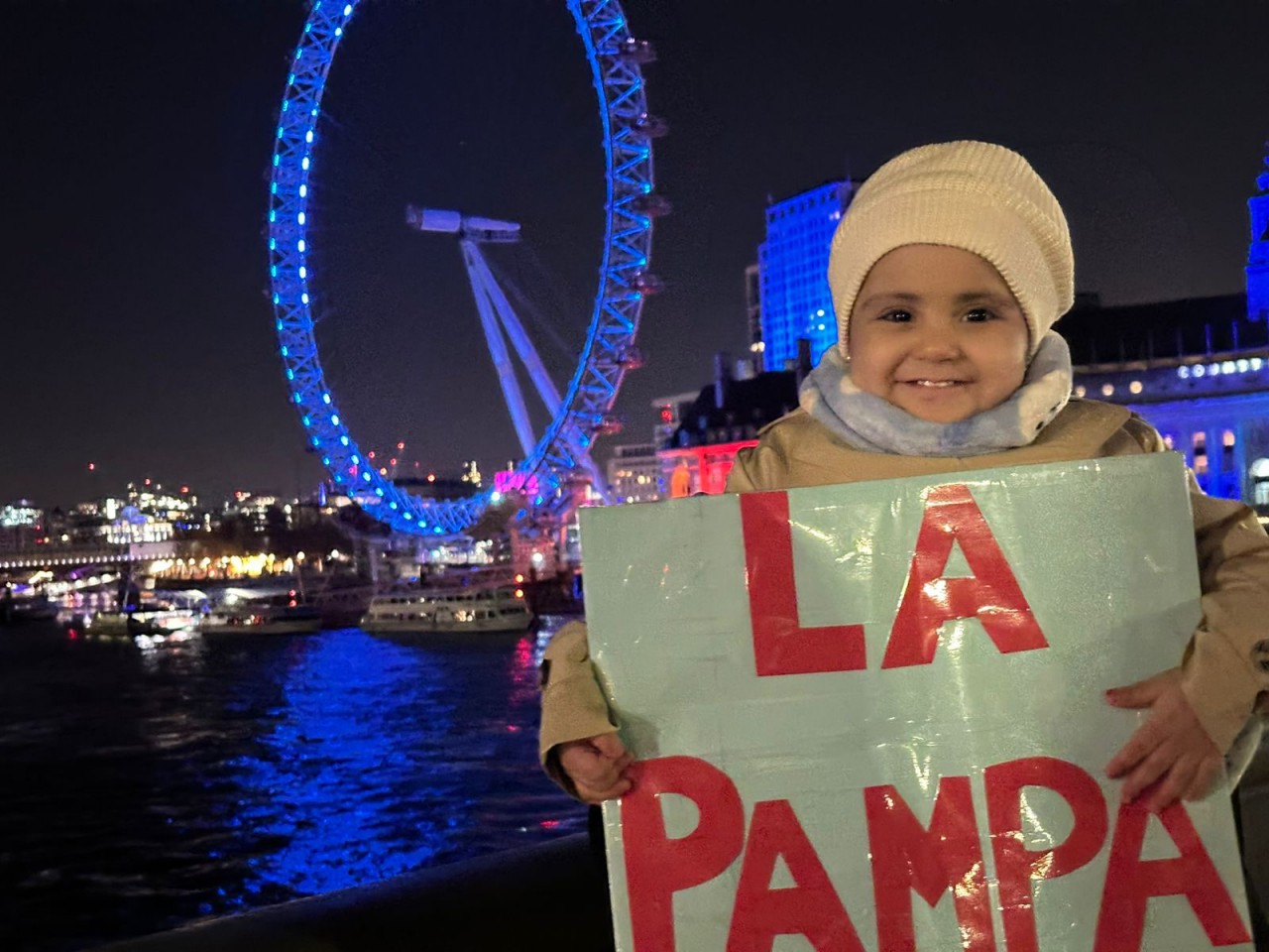 Mañana regresa Ambar, la niña pampeana que fue trasplantada en Londres