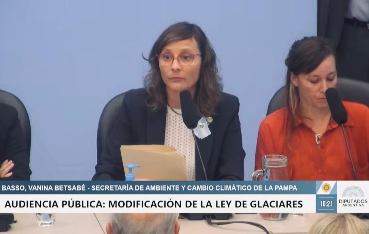 La Pampa advirtió en Diputados que modificar la Ley de Glaciares amenaza el acceso al agua