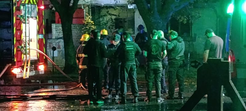 Conmoción en Pico: falleció un hombre atrapado en el incendio de su casa