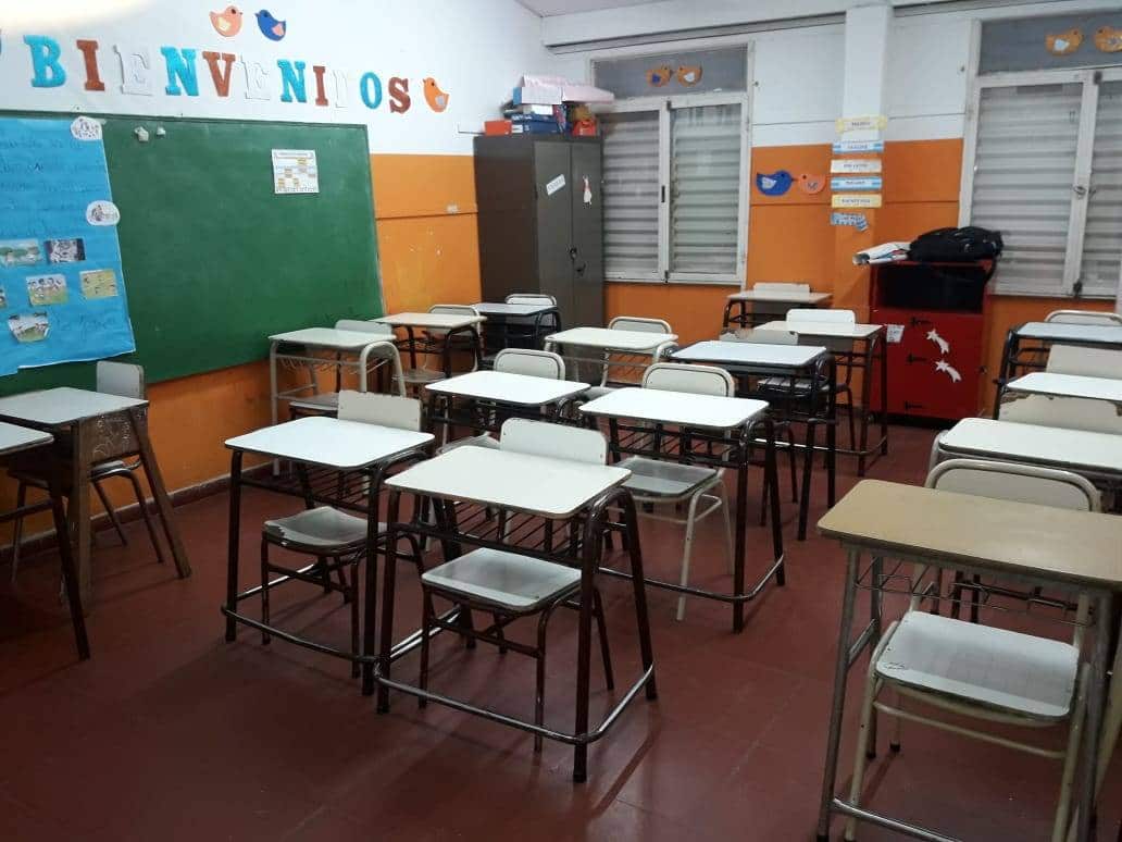 Suspendieron las clases del turno tarde por la amenaza de tormentas fuertes