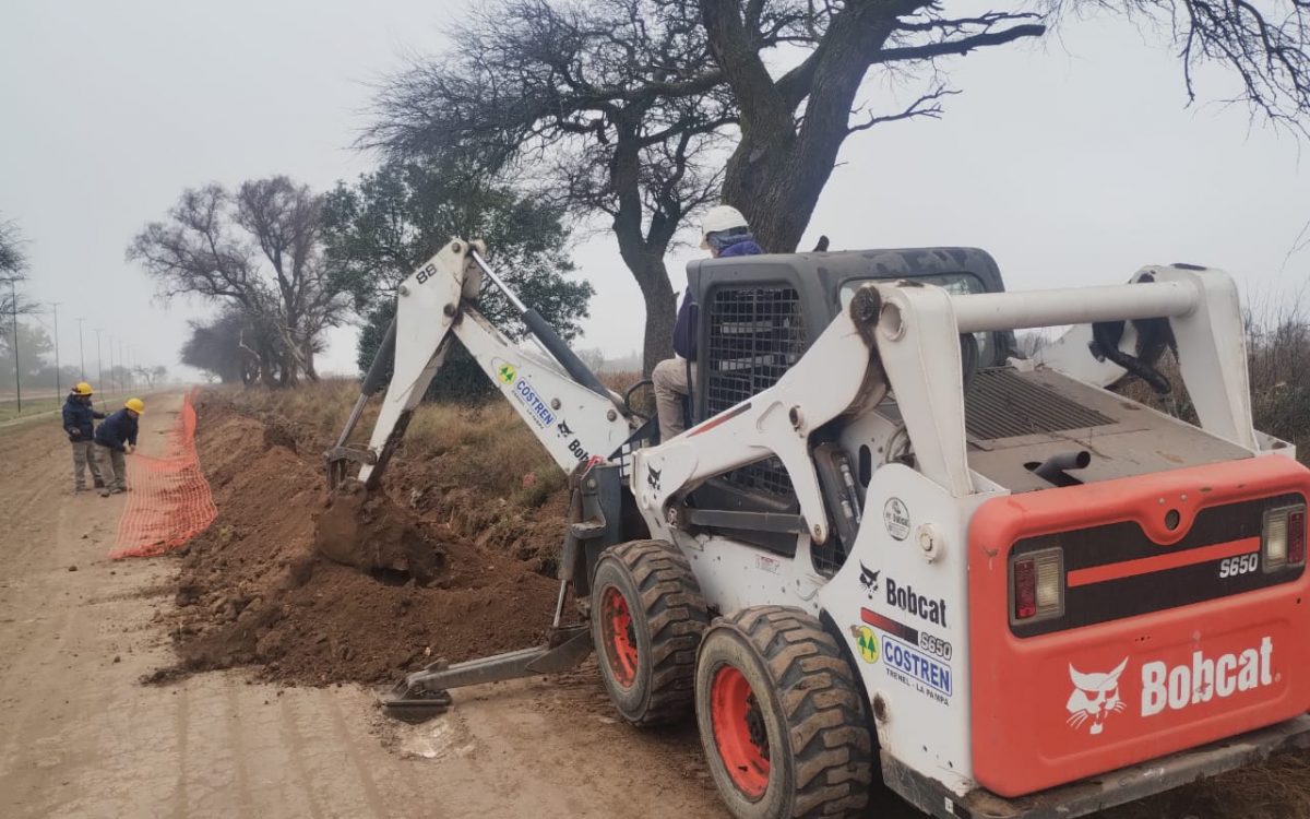 Avanza la ampliación de la red de agua potable en Arata
