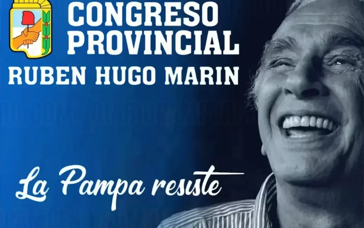 Rubén Marín tuvo su homenaje en el Congreso del PJ