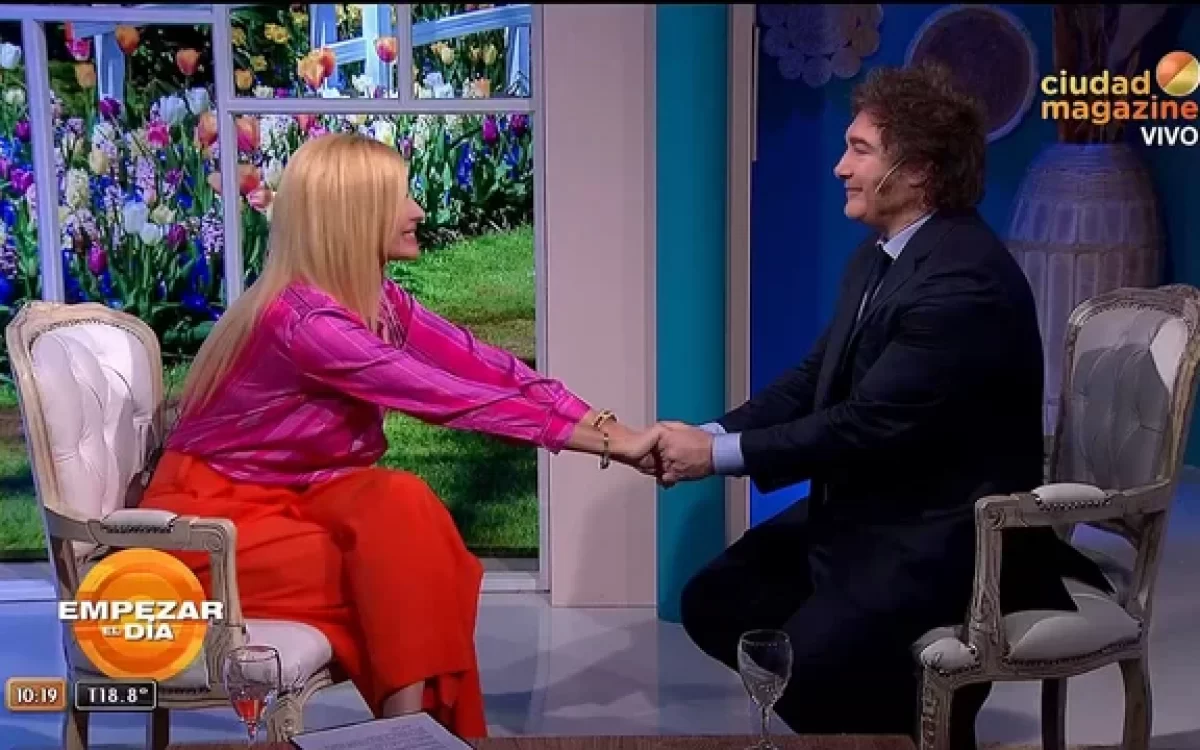 Yuyito entrevistó a su novio Milei: “con vos todo fluye”