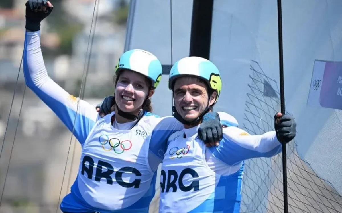 ¡Segunda medalla para Argentina! Majdalani y Bosco ganaron la plateada en vela