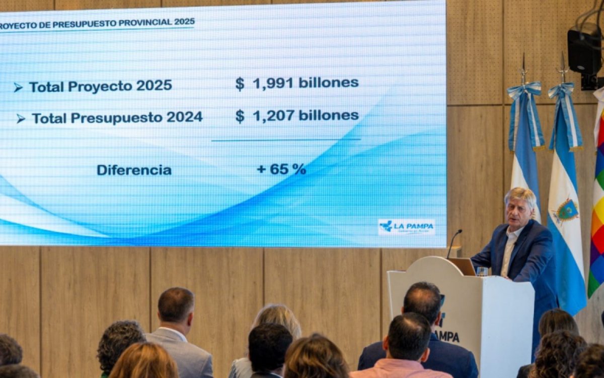 Ziliotto presentó el presupuesto 2025