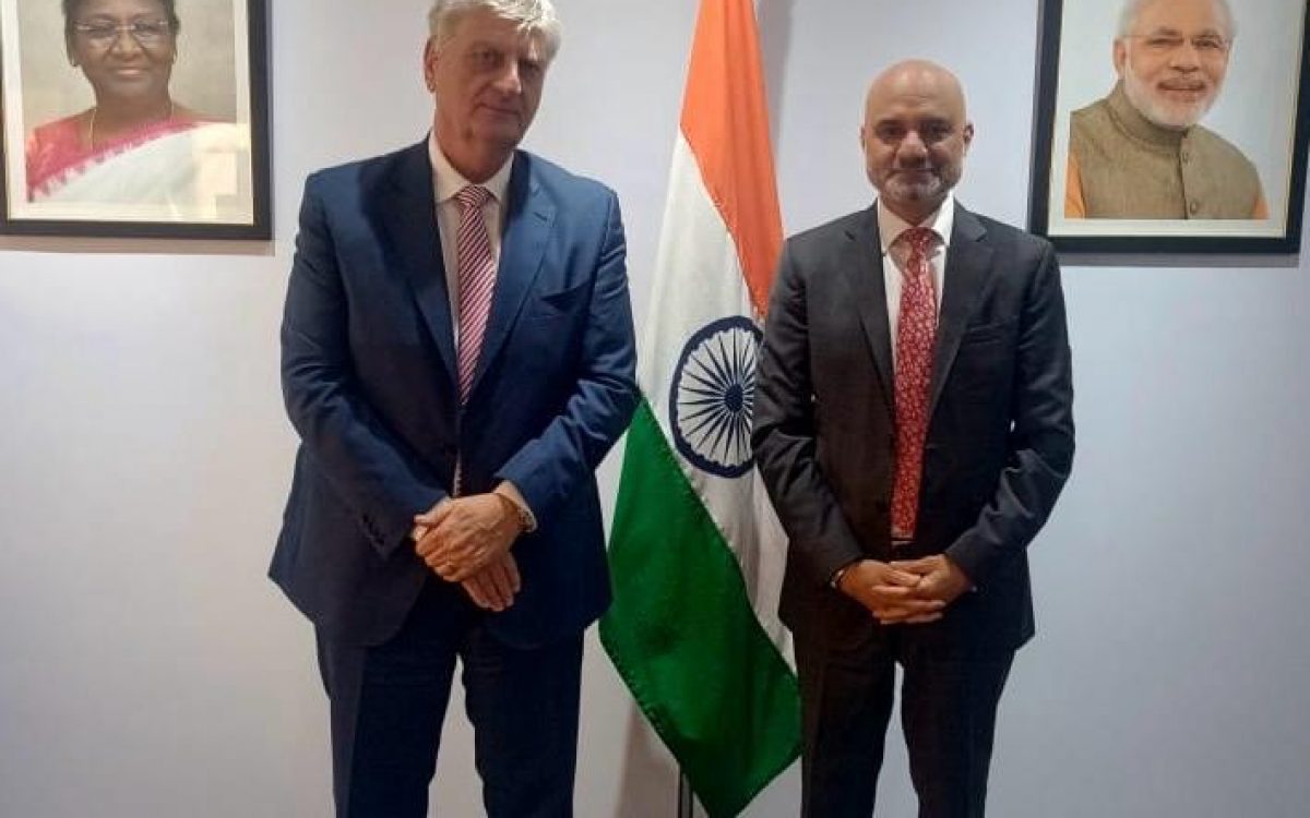 Ziliotto se juntó con el Embajador de la India en búsqueda de nuevos mercados