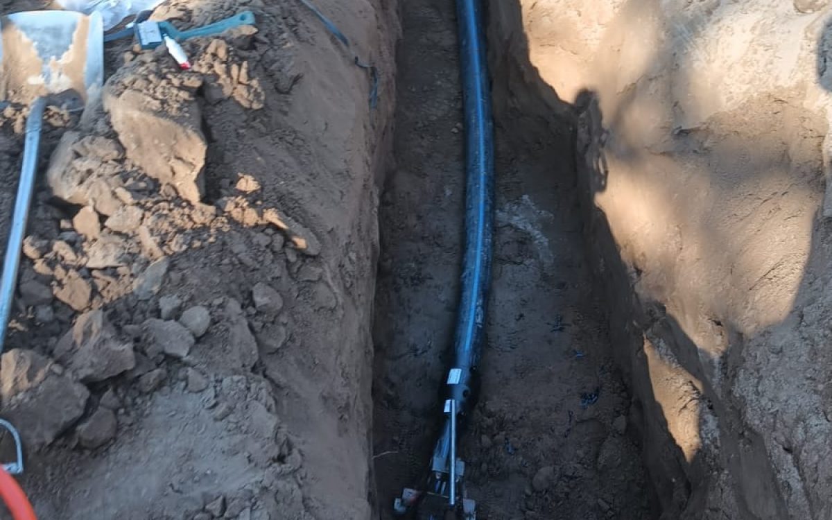 Ampliaron la red de agua potable en Uriburu