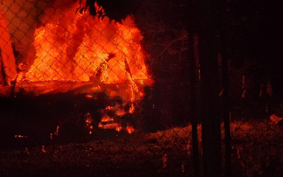 Pico: se prendió fuego un auto en el mismo lugar donde quemaron otros cuatro hace dos años