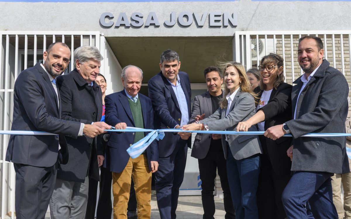 Ziliotto inauguró la Casa Joven y anunció la ampliación y refacción de Salud Mental del Molas
