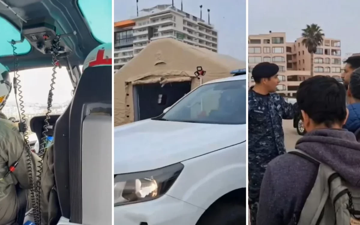 Buscan a un chico argentino que fue arrastrado por el mar en Chile