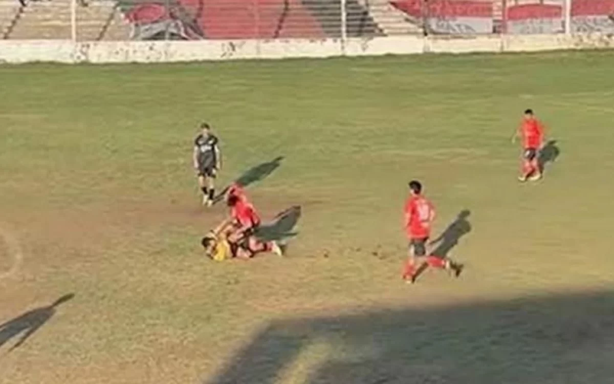 4 meses: condenaron al futbolista pampeano que agredió brutalmente a un árbitro