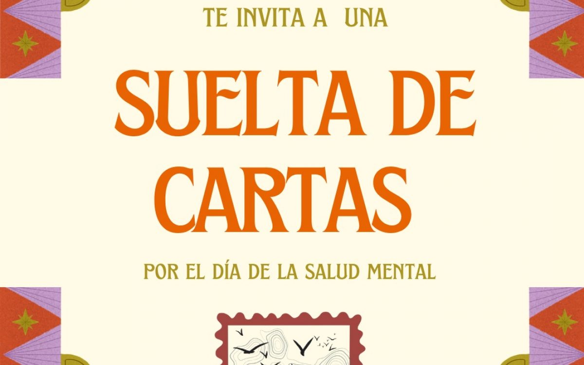 Invitan a una suelta de cartas por el día de la Salud Mental