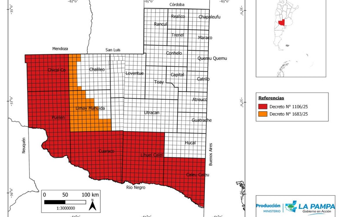 Ampliaron la Emergencia Agropecuaria en Chalileo y Limay Mahuida