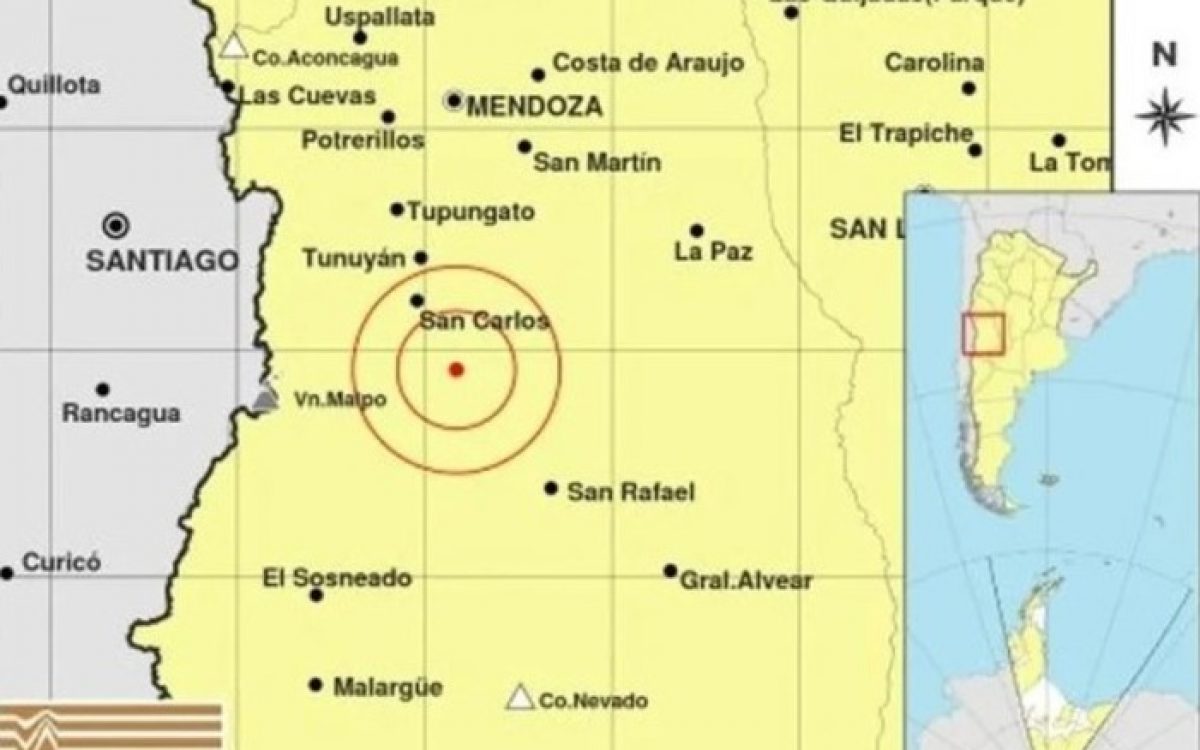 Un fuerte sismo sacudió a Mendoza
