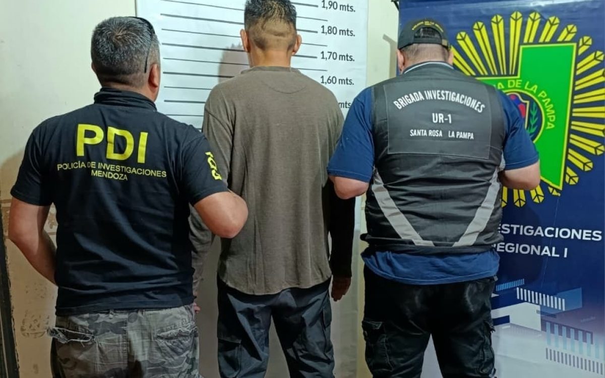 En Mendoza capturaron a un hombre acusado de abuso sexual agravado en La Pampa
