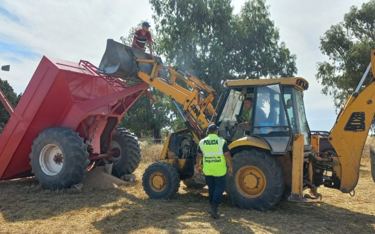 En un campo de Santa Teresa falleció un productor agropecuario aplastado por una monotolva