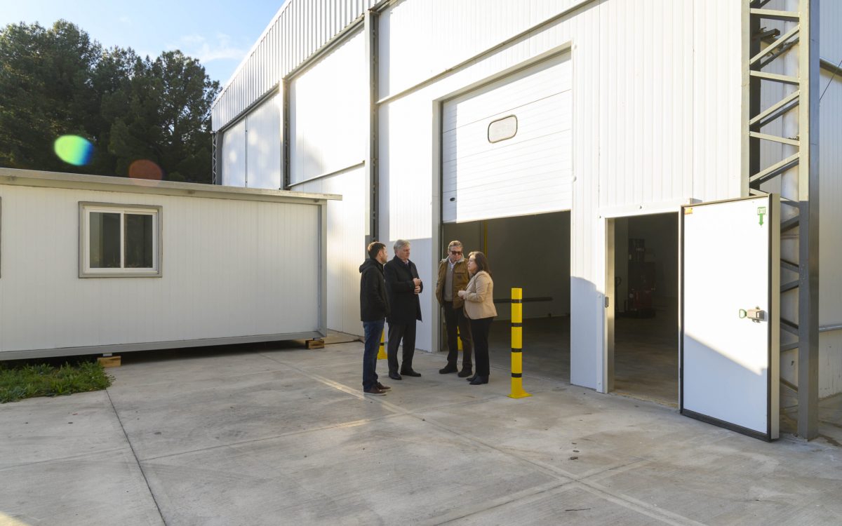 Ziliotto recorrió el Parque Agroalimentario